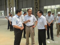 滕州市委書記董沂峰一行蒞臨山東三維鋼構(gòu)
