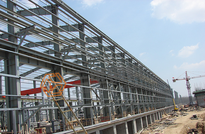 山東三維鋼結構鋼結構施工現場
